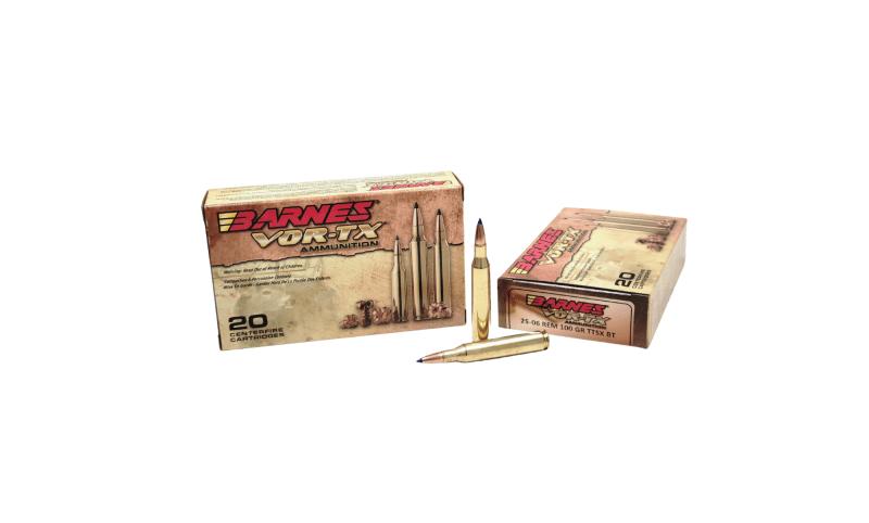 Barnes VOR TX .25 06 Rem 100 Grain TTSX BT 20 Rounds